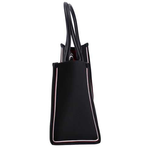 Christian Louboutin Nastroloubi Tote Bag 3245177 Black White Red Canvas